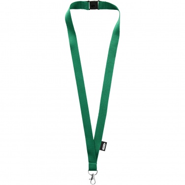Logo trade promotional product photo of: Tom recycled PET lanyard with breakaway closure