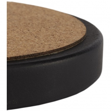 Logo trade promotional gifts picture of: Kivi 10W limestone/cork wireless charging pad