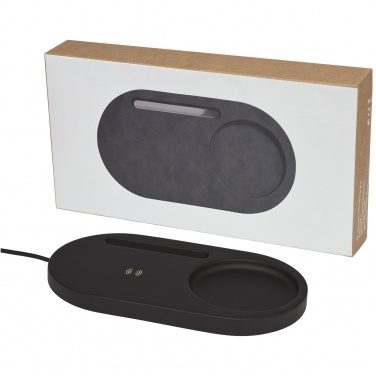 Logo trade promotional giveaways image of: Klip 5W wireless charging desk organizer