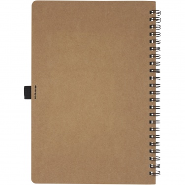 Logotrade corporate gifts photo of: Cobble A5 wire-o recycled cardboard notebook with stone paper