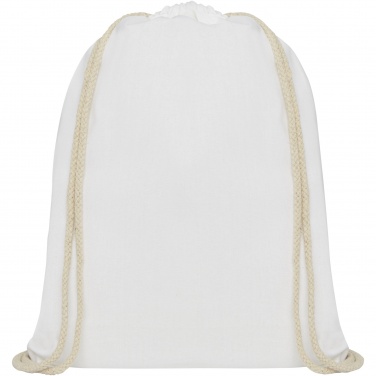 Logotrade promotional gift image of: Oregon 140 g/m² cotton drawstring bag 5L