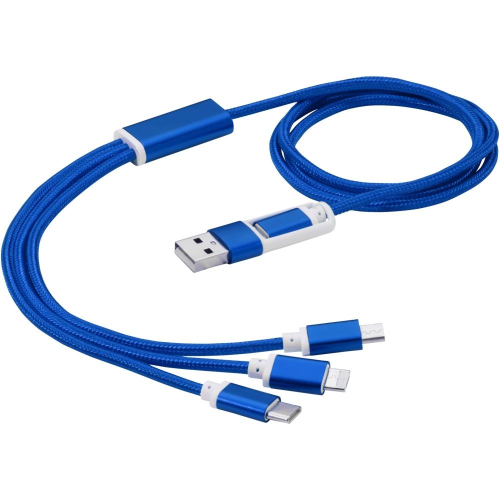 Logo trade promotional products picture of: Versatile 5-in-1 charging cable