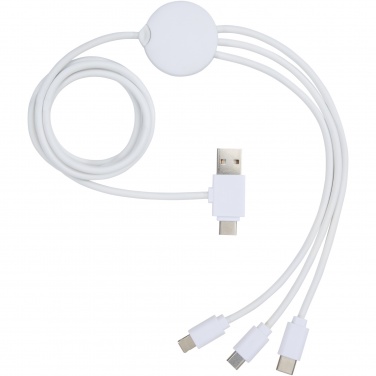 Logo trade advertising products picture of: Pure 5-in-1 charging cable with antibacterial additive