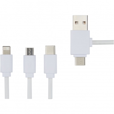 Logotrade business gift image of: Pure 5-in-1 charging cable with antibacterial additive