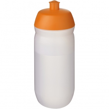 Logo trade corporate gifts image of: HydroFlex™ Clear 500 ml squeezy sport bottle