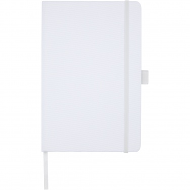 Logo trade advertising products picture of: Honua A5 recycled paper notebook with recycled PET cover