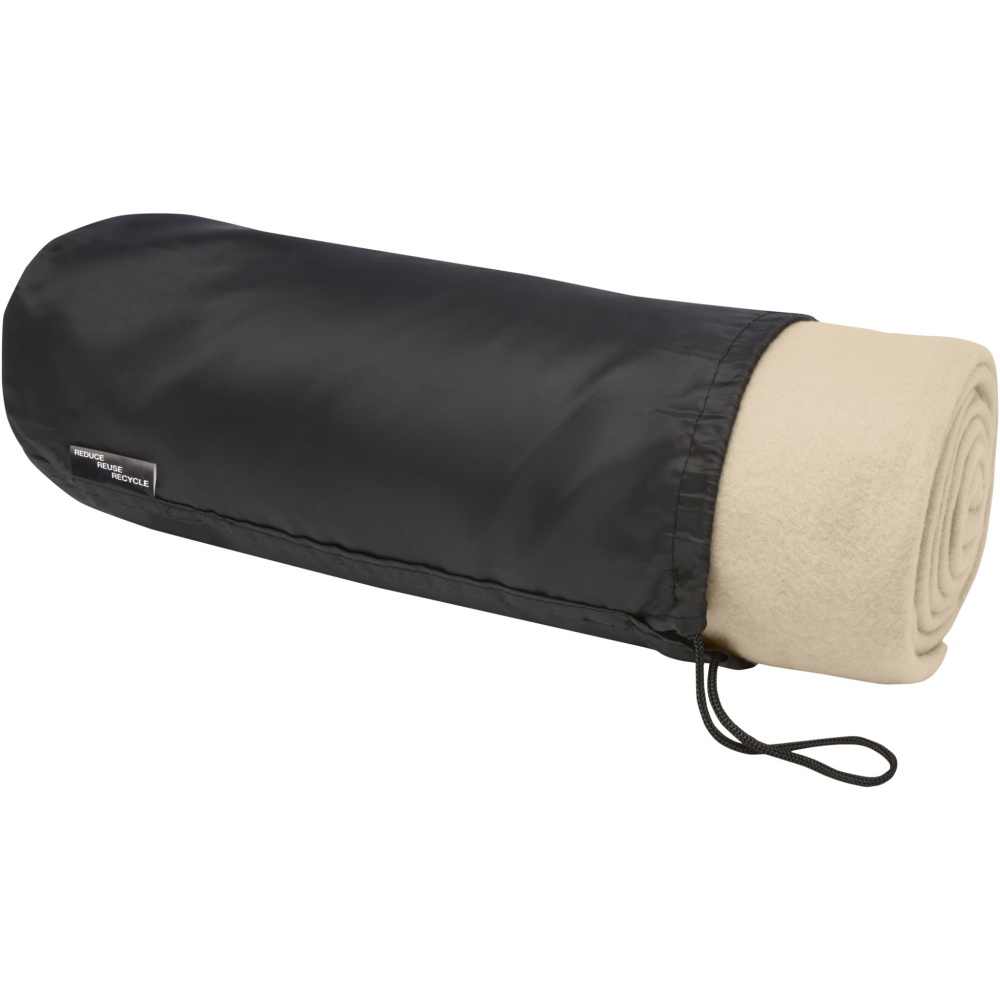 Logo trade promotional products picture of: Willow GRS RPET polar fleece blanket