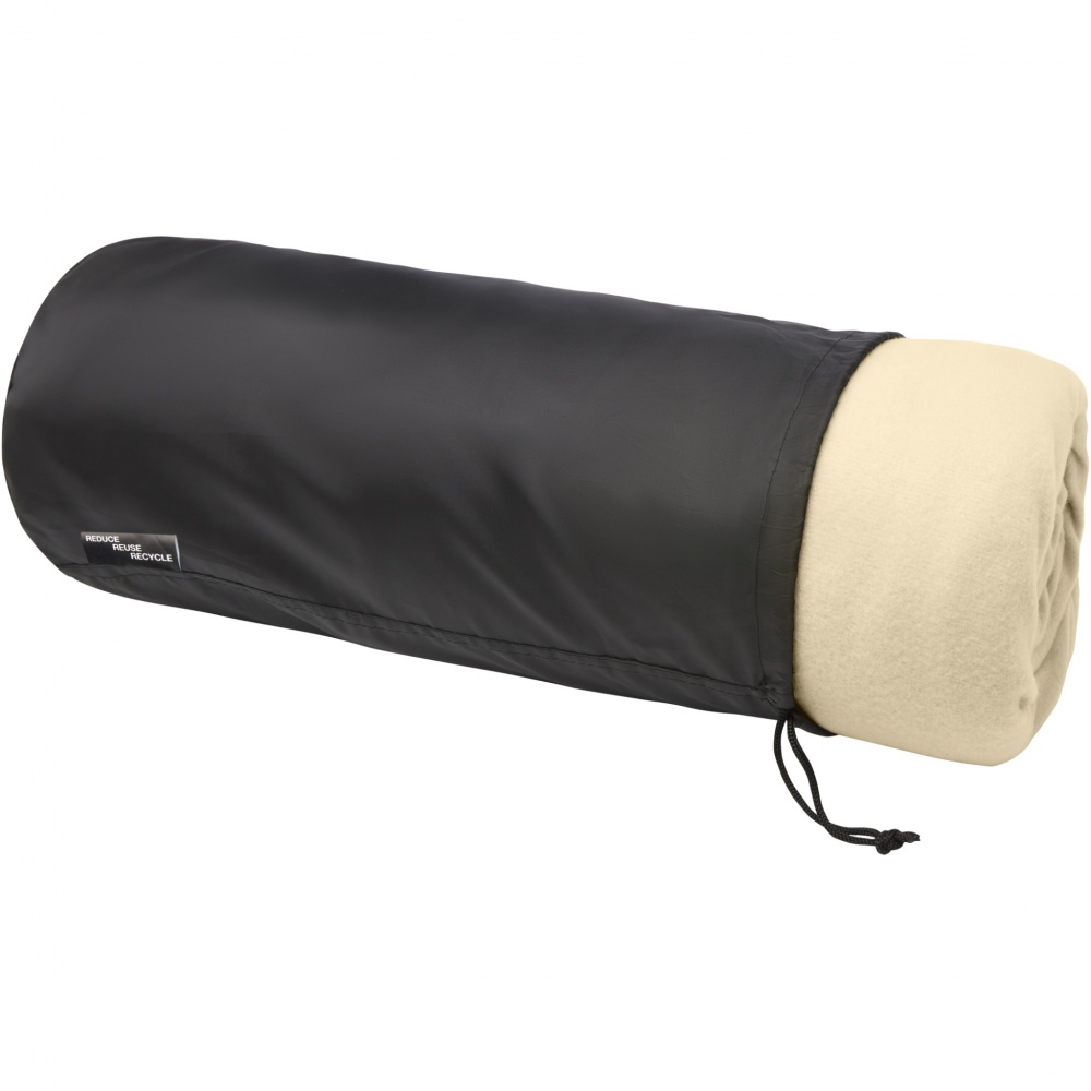 Logotrade promotional items photo of: Marigold GRS certified RPET polar fleece and sherpa blanket