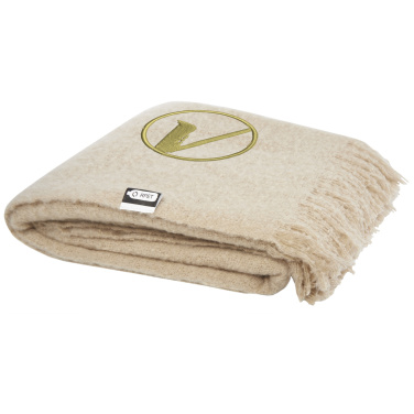 Logo trade promotional items picture of: Ivy GRS certified RPET blanket