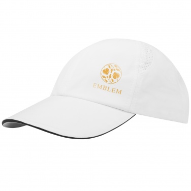 Logo trade advertising products image of: Morion 6 panel GRS recycled cool fit sandwich cap