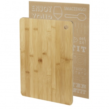Logo trade promotional merchandise image of: Harp bamboo cutting board