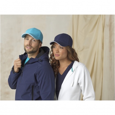 Logo trade promotional product photo of: Topaz 6 panel GRS recycled sandwich cap