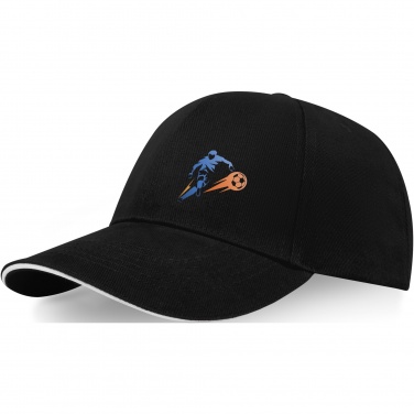Logotrade promotional merchandise image of: Topaz 6 panel GRS recycled sandwich cap