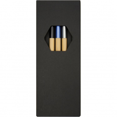 Logo trade corporate gift photo of: Kerf 3-piece bamboo pen set