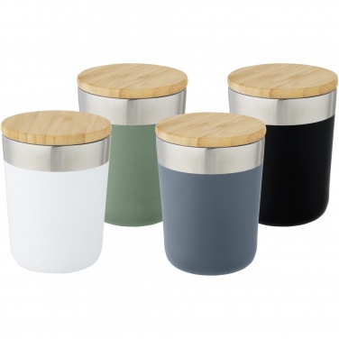 Logotrade corporate gift picture of: Lagan 300 ml stainless steel tumbler with bamboo lid