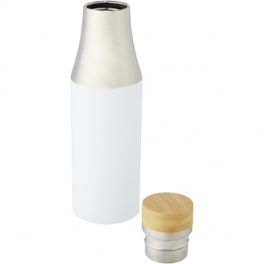 Logotrade advertising product image of: Hulan 540 ml copper vacuum insulated stainless steel bottle with bamboo lid