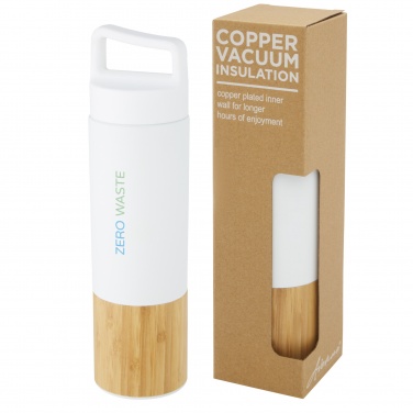 Logotrade promotional products photo of: Torne 540 ml  stainless steel bottle with bamboo outer wall