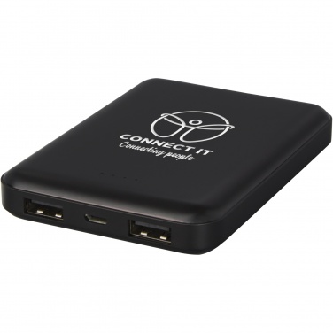 Logotrade promotional items photo of: Gleam 5000 mAh ultra slim light-up power bank