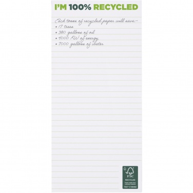 Logotrade advertising product picture of: Desk-Mate® 1/3 A4 recycled notepad