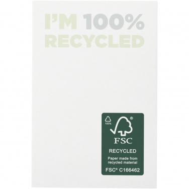 Logo trade promotional item photo of: Sticky-Mate® recycled sticky notes 50 x 75 mm