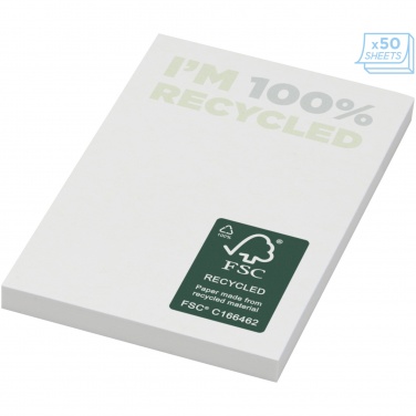 Logo trade promotional gifts picture of: Sticky-Mate® recycled sticky notes 50 x 75 mm