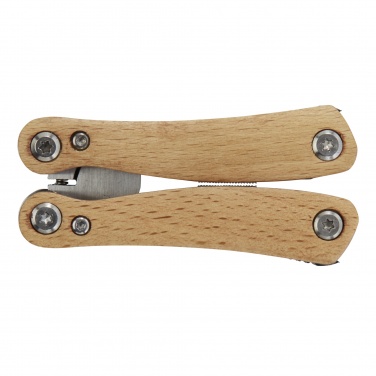 Logotrade advertising products photo of: Anderson 12-function medium wooden multi-tool