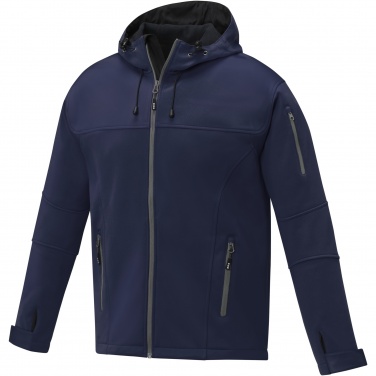 Logo trade corporate gifts image of: Match men's softshell jacket