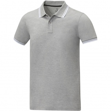 Logo trade promotional giveaways picture of: Amarago short sleeve men's tipping polo