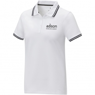 Logotrade promotional merchandise image of: Amarago short sleeve women's tipping polo