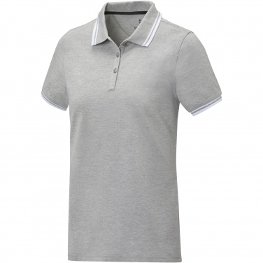 Logotrade corporate gift picture of: Amarago short sleeve women's tipping polo