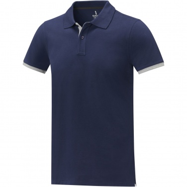 Logo trade promotional giveaway photo of: Morgan short sleeve men's duotone polo