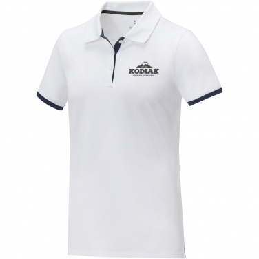 Logotrade promotional item image of: Morgan short sleeve women's duotone polo