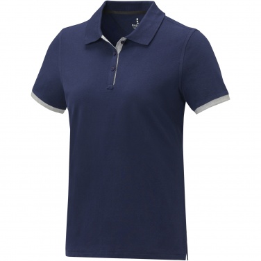 Logo trade promotional items image of: Morgan short sleeve women's duotone polo