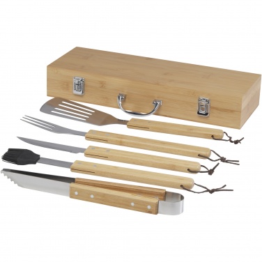 Logo trade promotional gifts image of: Churras 5-piece BBQ set