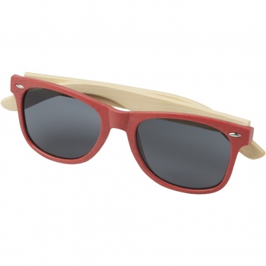 Logo trade corporate gifts picture of: Sun Ray bamboo sunglasses