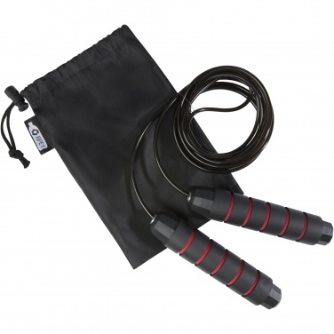 Logo trade promotional product photo of: Austin soft skipping rope in recycled PET pouch