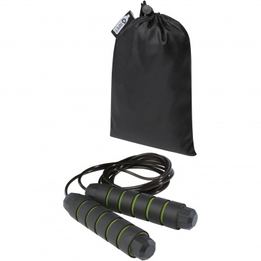 Logo trade business gifts image of: Austin soft skipping rope in recycled PET pouch