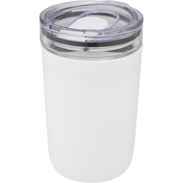 Logo trade promotional gifts image of: Bello 420 ml glass tumbler with recycled plastic outer wall