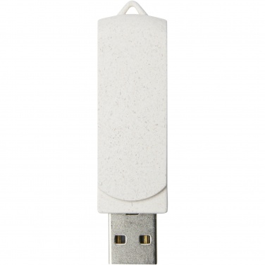 Logotrade promotional products photo of: Rotate 4GB wheat straw USB flash drive