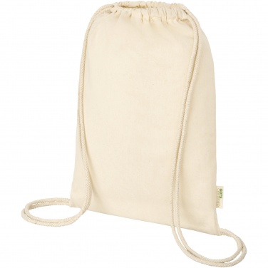 Logotrade advertising products photo of: Orissa 140 g/m² organic cotton drawstring bag 5L