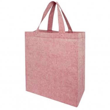 Logotrade corporate gift picture of: Pheebs 150 g/m² recycled gusset tote bag 13L