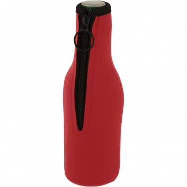 Logo trade promotional merchandise photo of: Fris recycled neoprene bottle sleeve holder