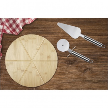 Logotrade corporate gift picture of: Mangiary bamboo pizza peel and tools