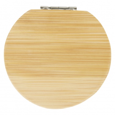 Logo trade corporate gifts picture of: Afrodit bamboo pocket mirror