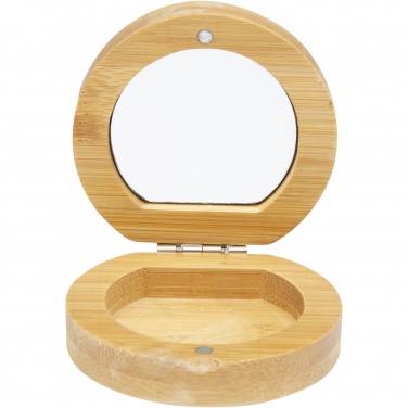 Logotrade promotional merchandise photo of: Afrodit bamboo pocket mirror