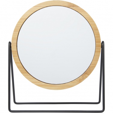 Logo trade promotional items picture of: Hyrra bamboo standing mirror