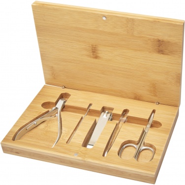 Logotrade promotional merchandise photo of: Ladia 5-piece bamboo manicure set