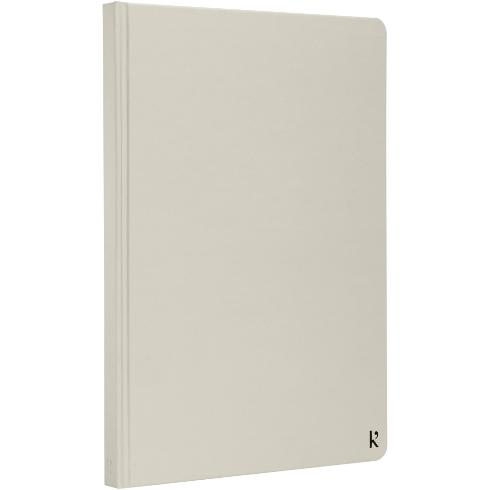 Logo trade promotional merchandise picture of: Karst® A5 stone paper hardcover notebook - lined