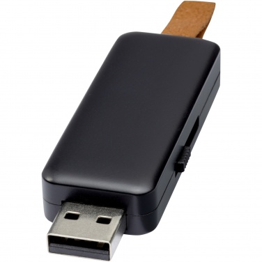 Logo trade corporate gifts image of: Gleam 8GB light-up USB flash drive