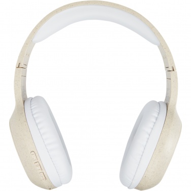 Logotrade promotional giveaway picture of: Riff wheat straw Bluetooth® headphones with microphone